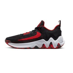 Nike Men's Basketball Three Quarters Tall, Black University Red Wolf Grey, 7.5